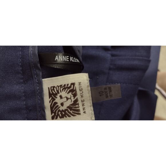 Anne Klein blue dress pants slacks trouser size 10 - Picture 7 of 8